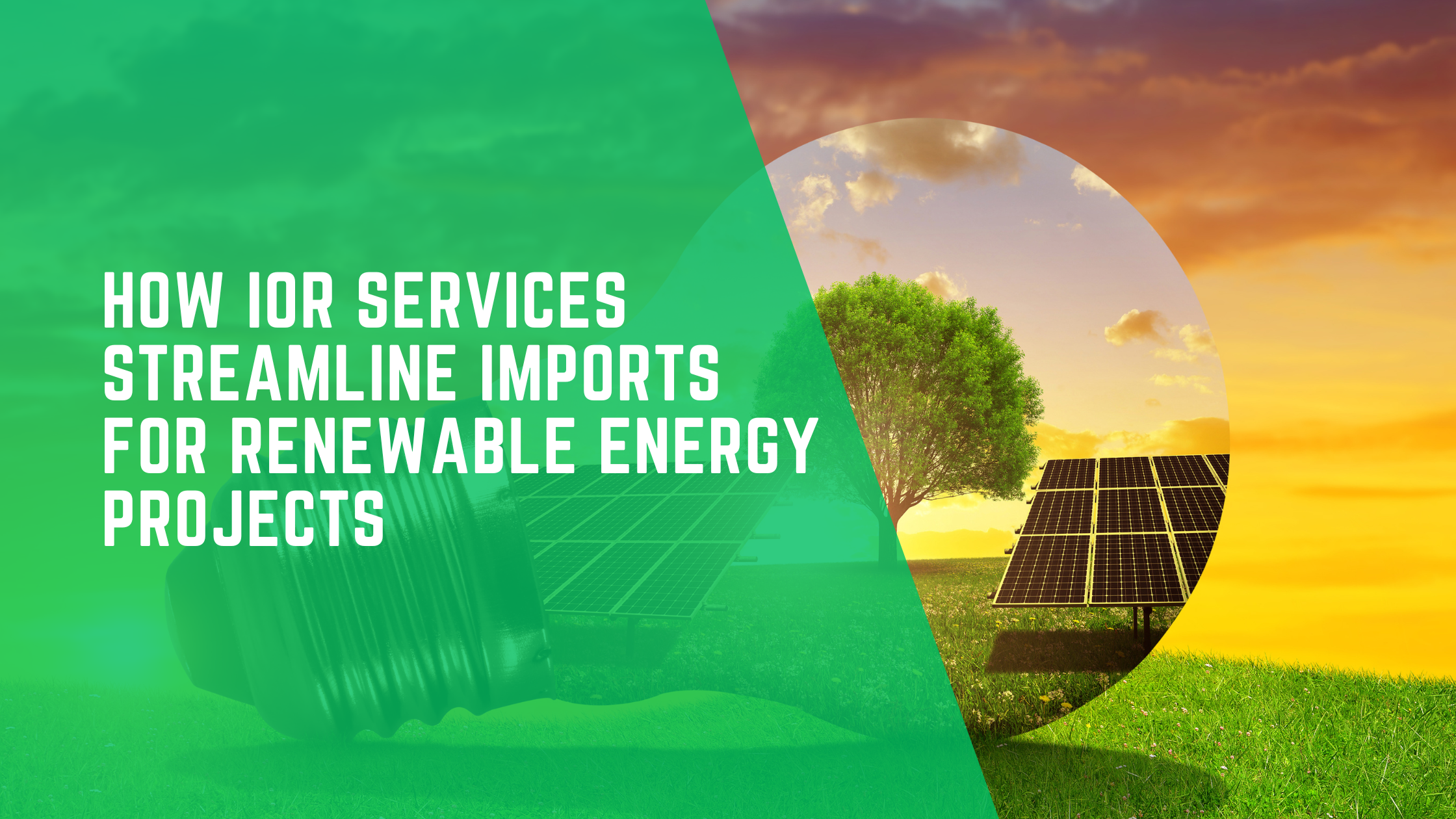 How IOR Services Streamline Imports for Renewable Energy Projects