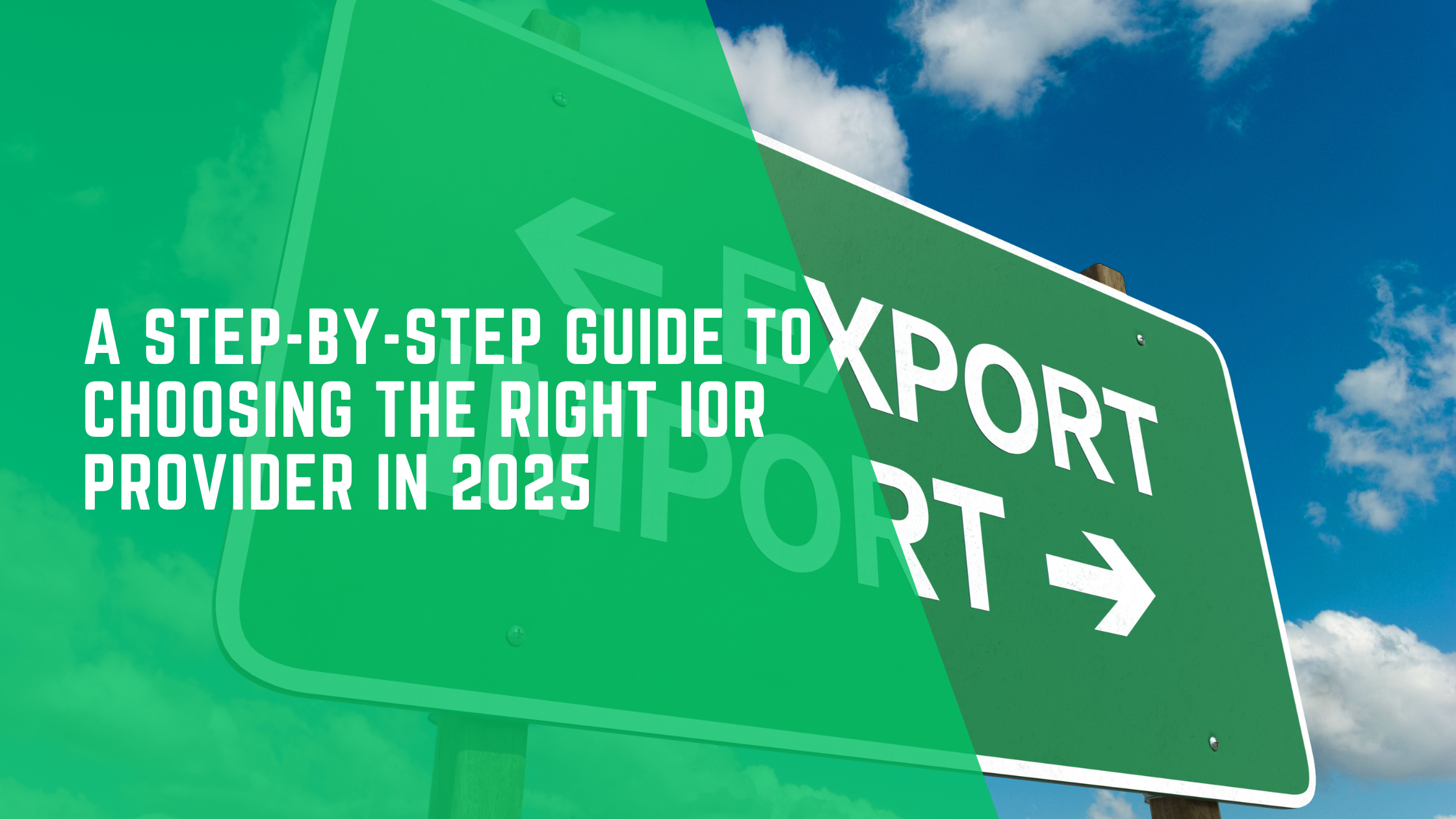 A Step-by-Step Guide to Choosing the Right IOR Provider in 2025